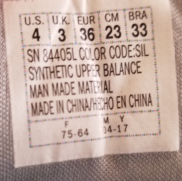 Girls Silver Skechers high tops, size 4 - Picture 6 of 10